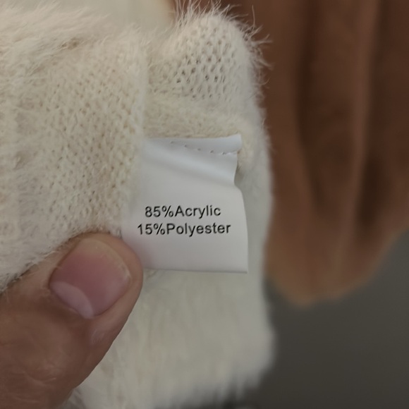 Miss Sparkling color block cardigan - Picture 5 of 5